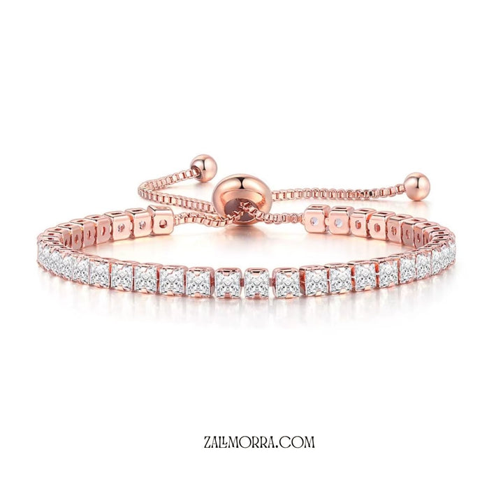 Brățară Tenis Zallmorra – Rose Gold