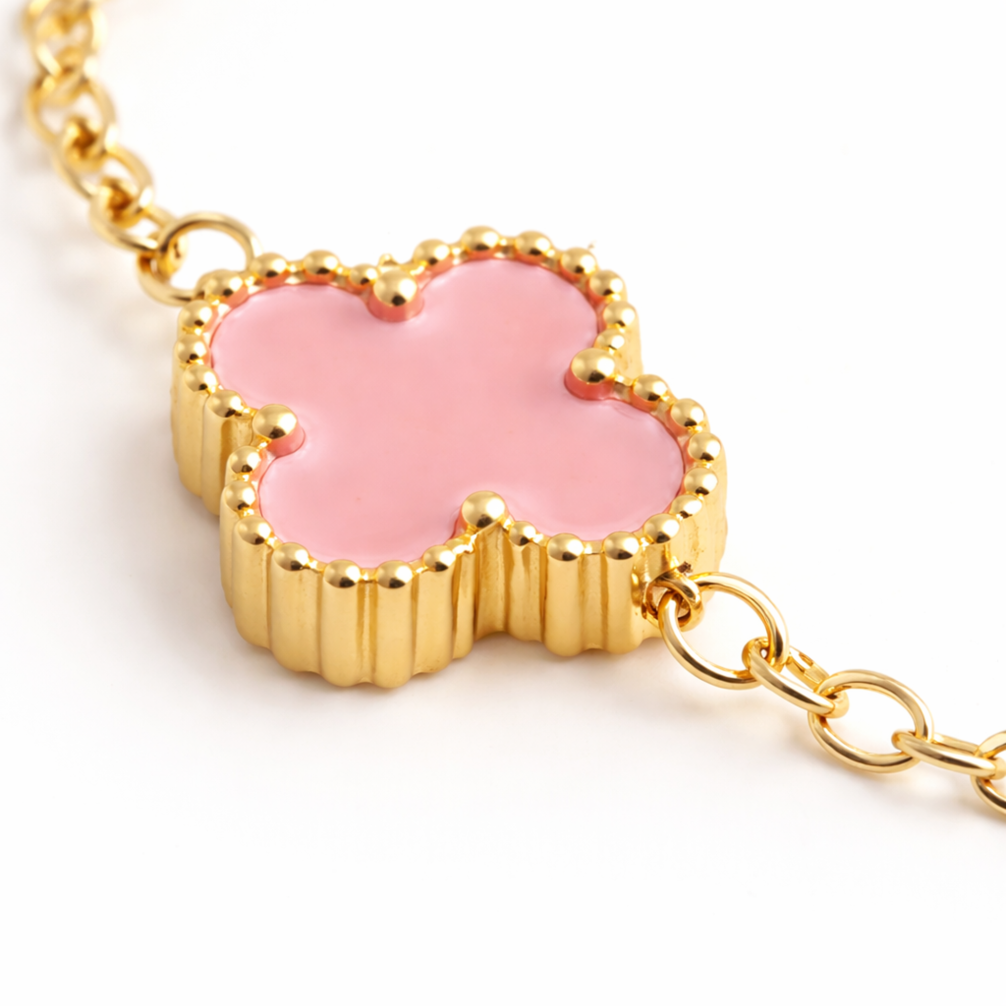 Brățară Elegantă Gold cu Trifoi Rozm MINI – Model Clover Chic pentru Damă