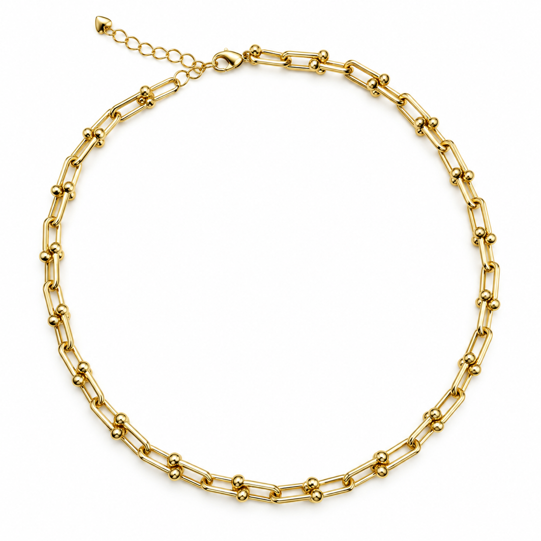 Colier Tiff Clasic unisex – oțel inoxidabil, auriu