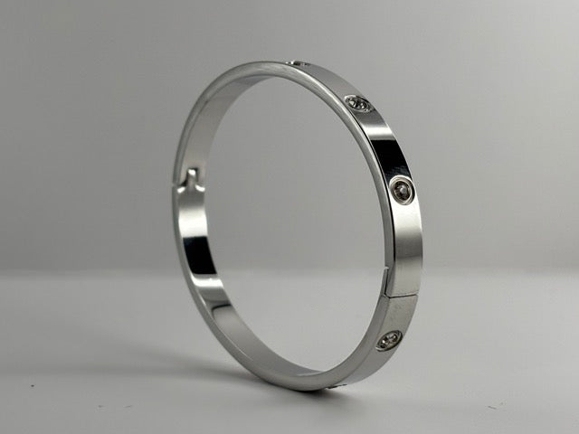 Brățară Zallmorra cu cristale Classic Shine – Argintiu | Bijuterii din oțel inoxidabil