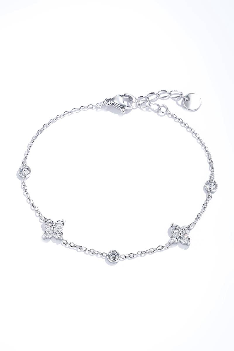 Bloom Crystal Bracelet – Brățară din Oțel Inoxidabil cu Zirconii Strălucitoare