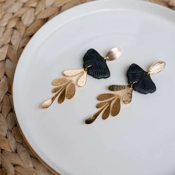 Cercei CASSIA  – Handmade din Lut Polimeric & Oțel Inoxidabil Placat cu Aur 18K