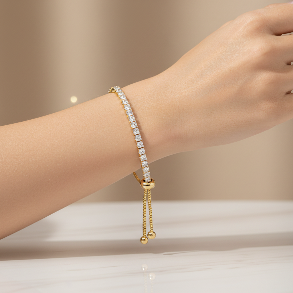 Brățară Tenis Zallmorra – Auriu