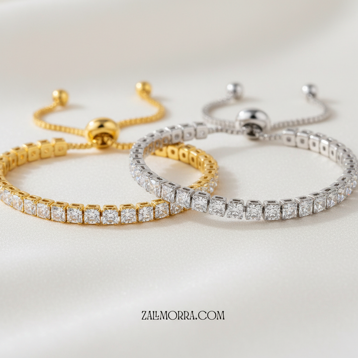 Brățară Tenis Zallmorra – Argintiu